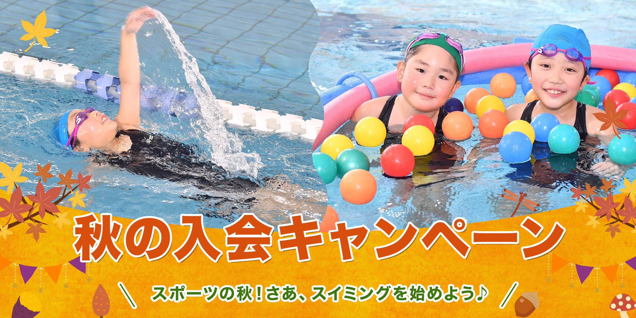 秋の入会キャンペーン